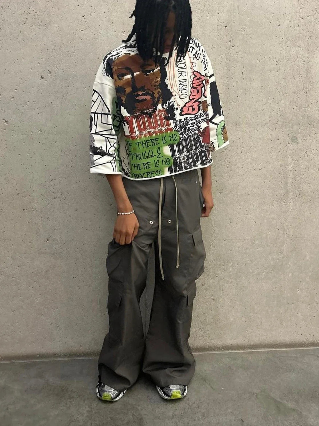Y2k Streetwear T Shirt Retro Hip Hop Graphic Print T Shirt